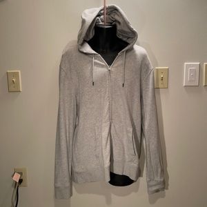 Gap Full Zip Hoodie in Gray size XL